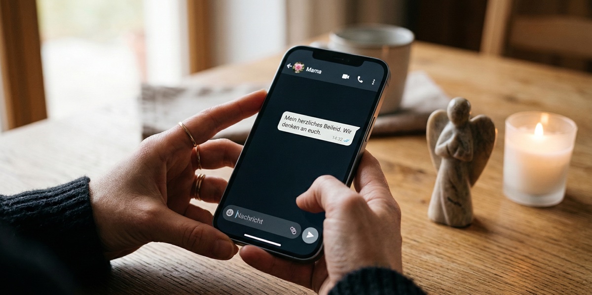 Die passendsten WhatsApp Trauersprüche: Trost und Mitgefühl